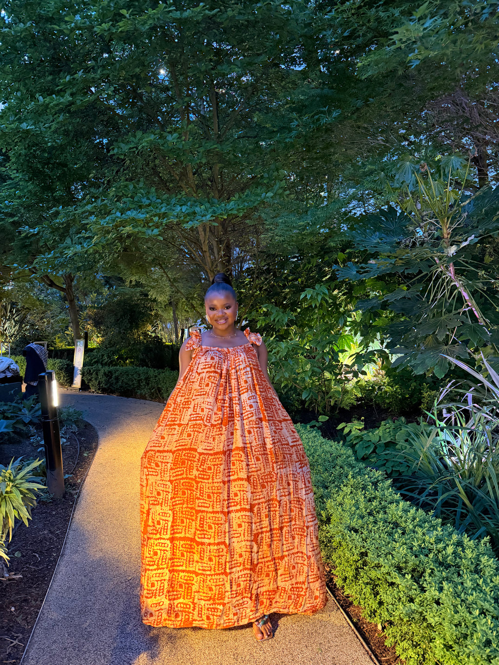 The ISSADIRE Adire Dress