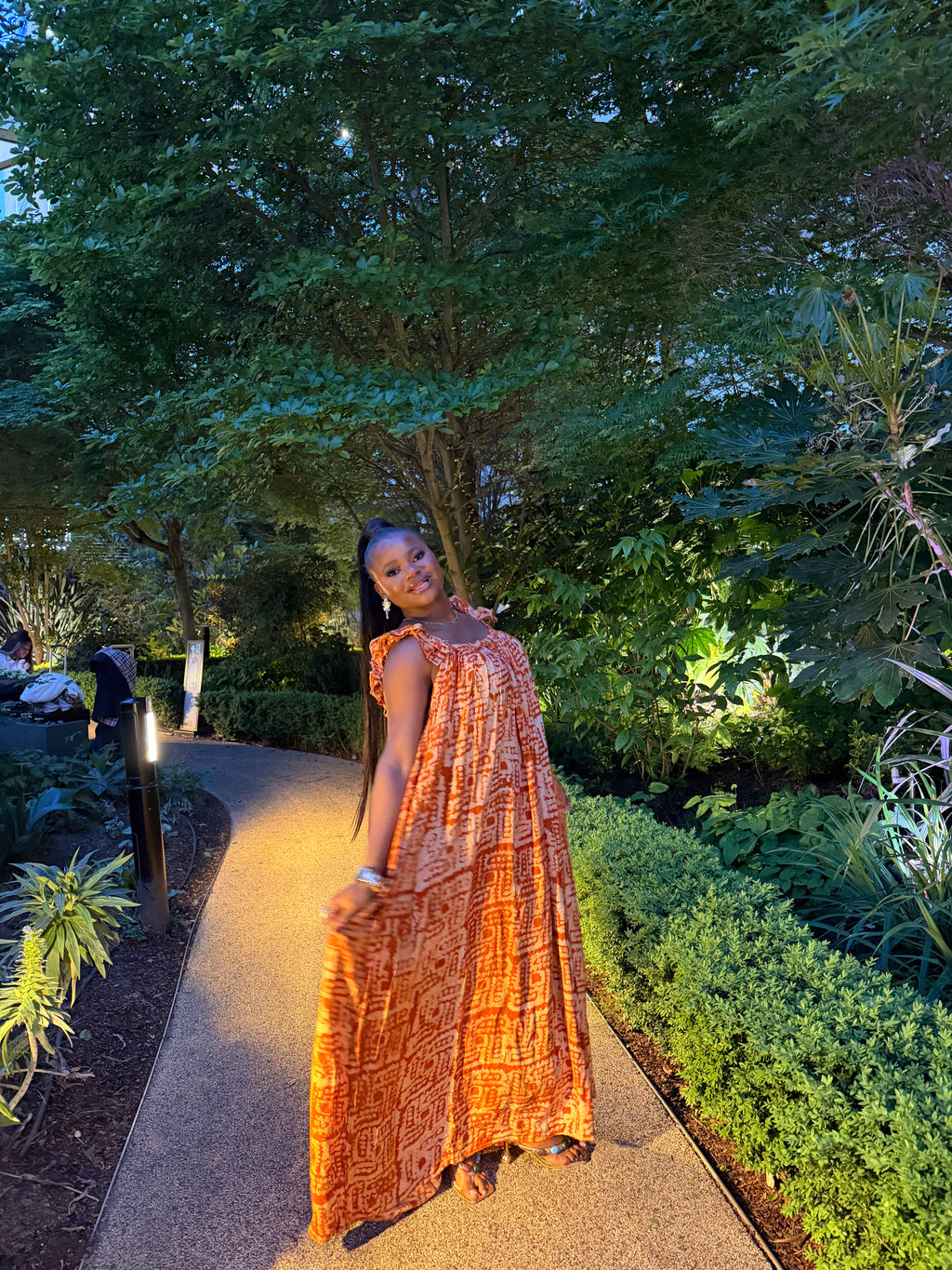 The ISSADIRE Adire Dress