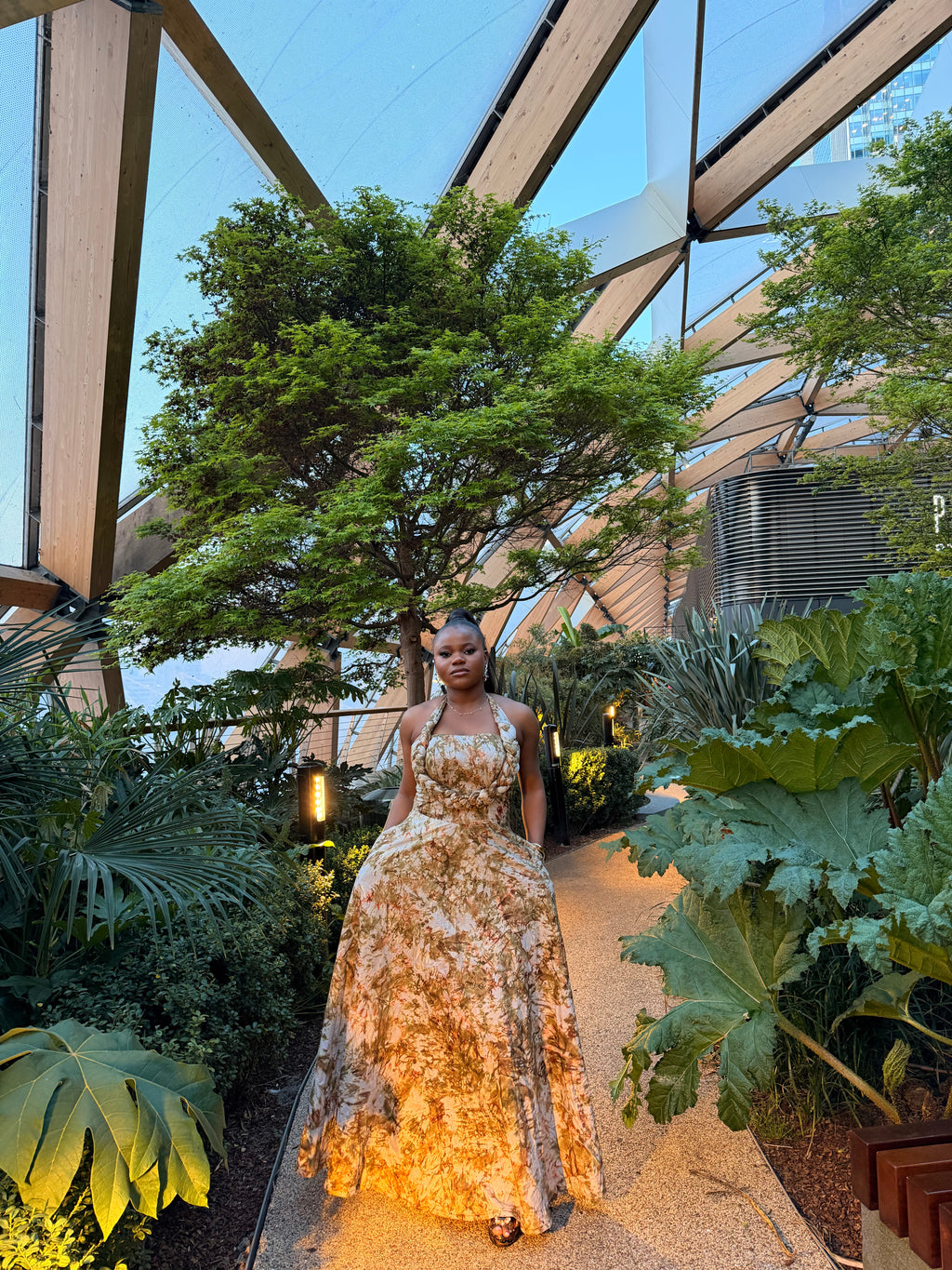 Ajoke Adire Maxi Dress